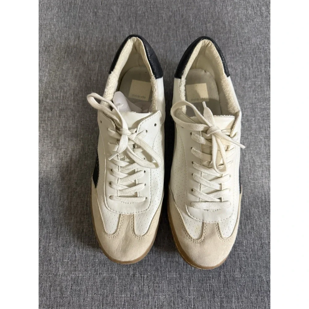 Dolce Vita Women's Nadia Casual White Sneakers Sz 9M